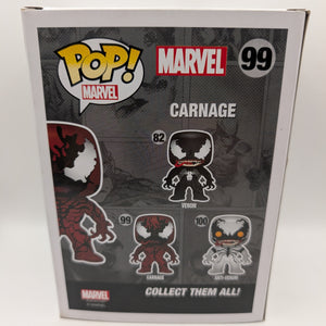 Funko POP! Marvel - Carnage #99 Vinyl Bobble-Head FRENLY BRICKS - Open 7 Days