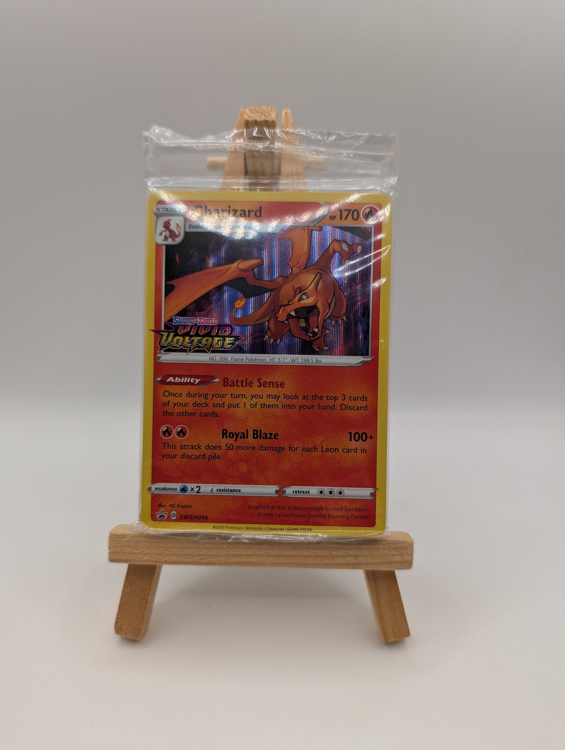 Charizard SWSH066 Black Star Promo Stamped Pokémon Voltage Sealed Prerelease FRENLY BRICKS - Open 7 Days