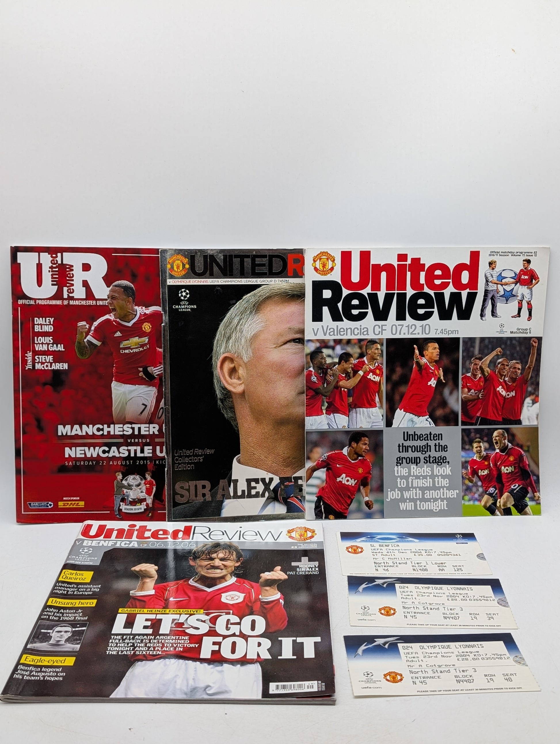 Manchester United United Review Collection with Genuine Tickets image 1