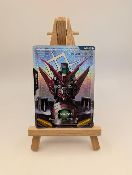 Gundam TCG Card Game Dual Impact Foil Resource GD02 C+ R-011 Gundam Epyon FRENLY BRICKS - Open 7 Days