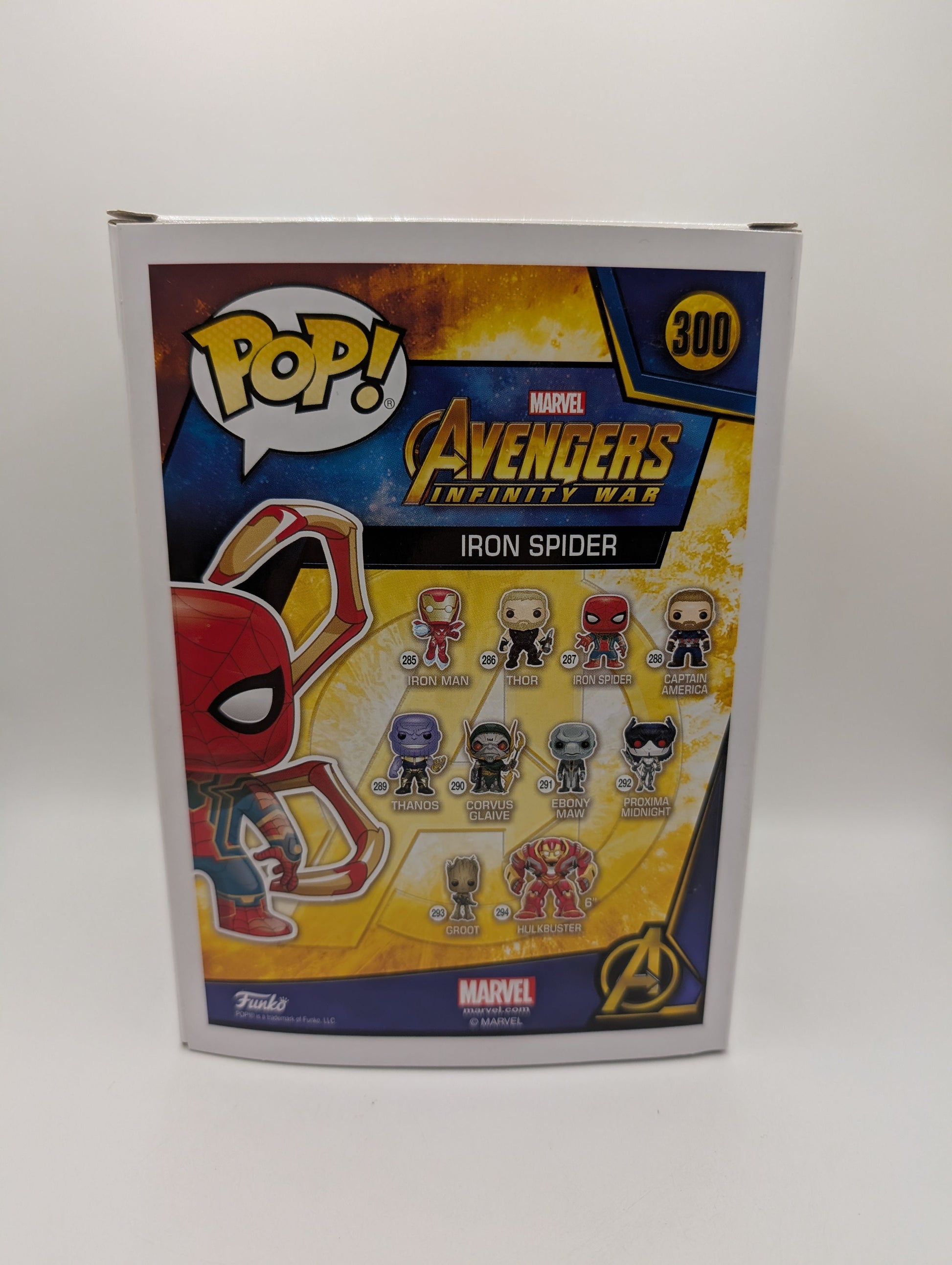 Funko Pop! - Iron Spider #300  - Marvel Avengers: Infinity War FRENLY BRICKS - Open 7 Days
