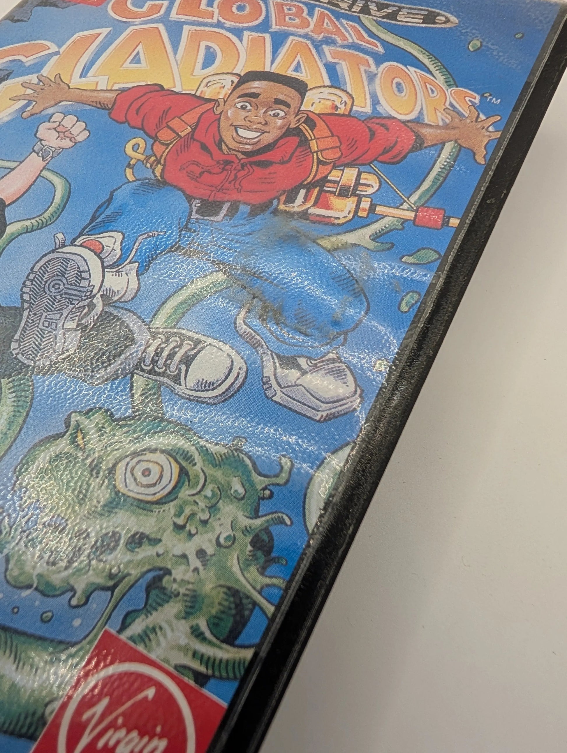 Global Gladiators Sega Mega Drive Complete Fair Condtion 1993 PAL USED FRENLY BRICKS - Open 7 Days