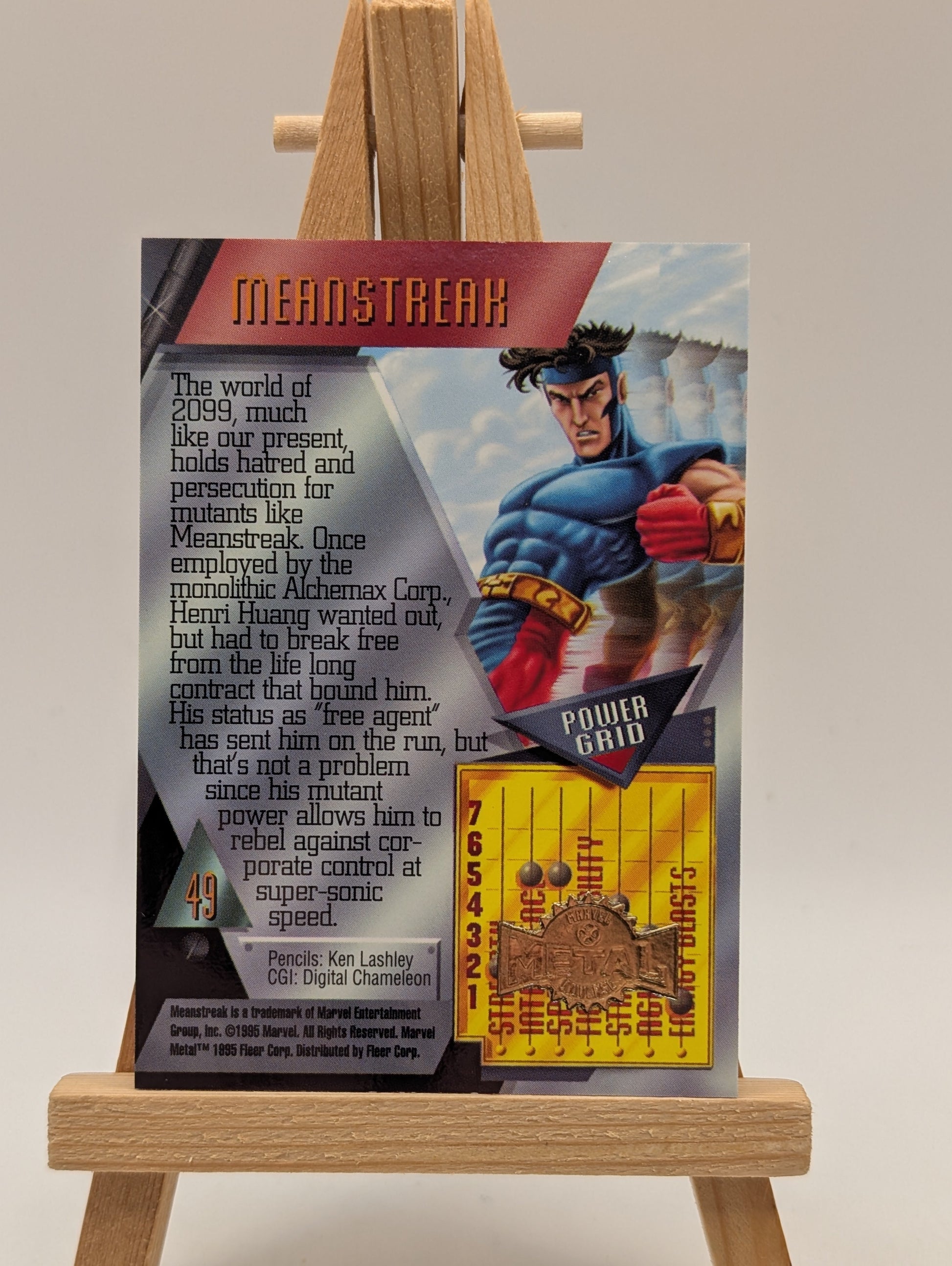 2020 2021 Upper Deck Marvel Metal Universe X-Men 1995 Buyback MEANSTREAK /10 FRENLY BRICKS - Open 7 Days