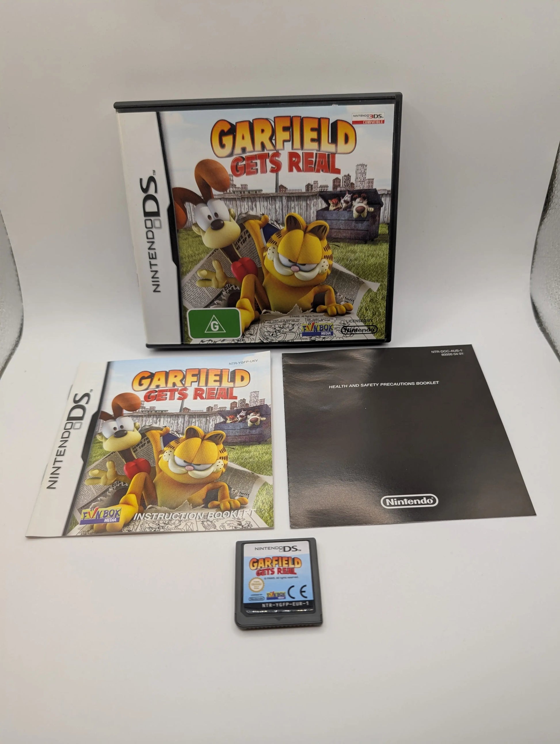 Garfield Gets Real Nintendo DS 2DS 3DS Complete with Manual FRENLY BRICKS - Open 7 Days
