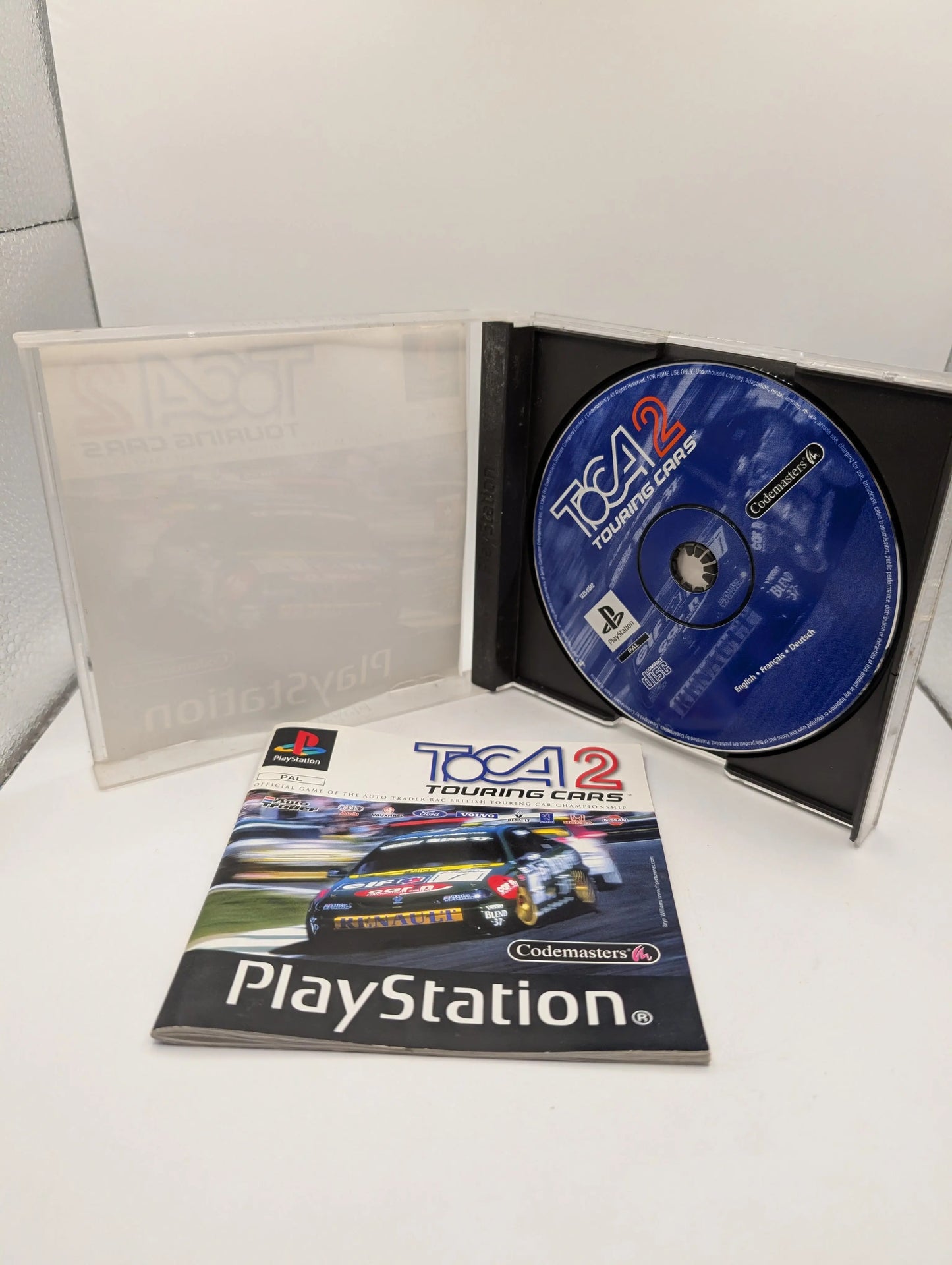 TOCA 2 Touring Cars  - PlayStation 1 (PS1) Game With Manual PAL FRENLY BRICKS - Open 7 Days