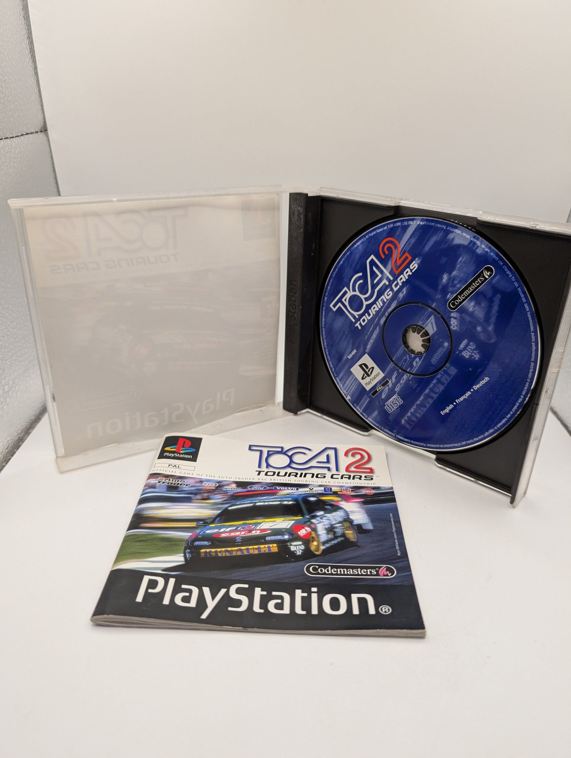 TOCA 2 Touring Cars  - PlayStation 1 (PS1) Game With Manual PAL FRENLY BRICKS - Open 7 Days