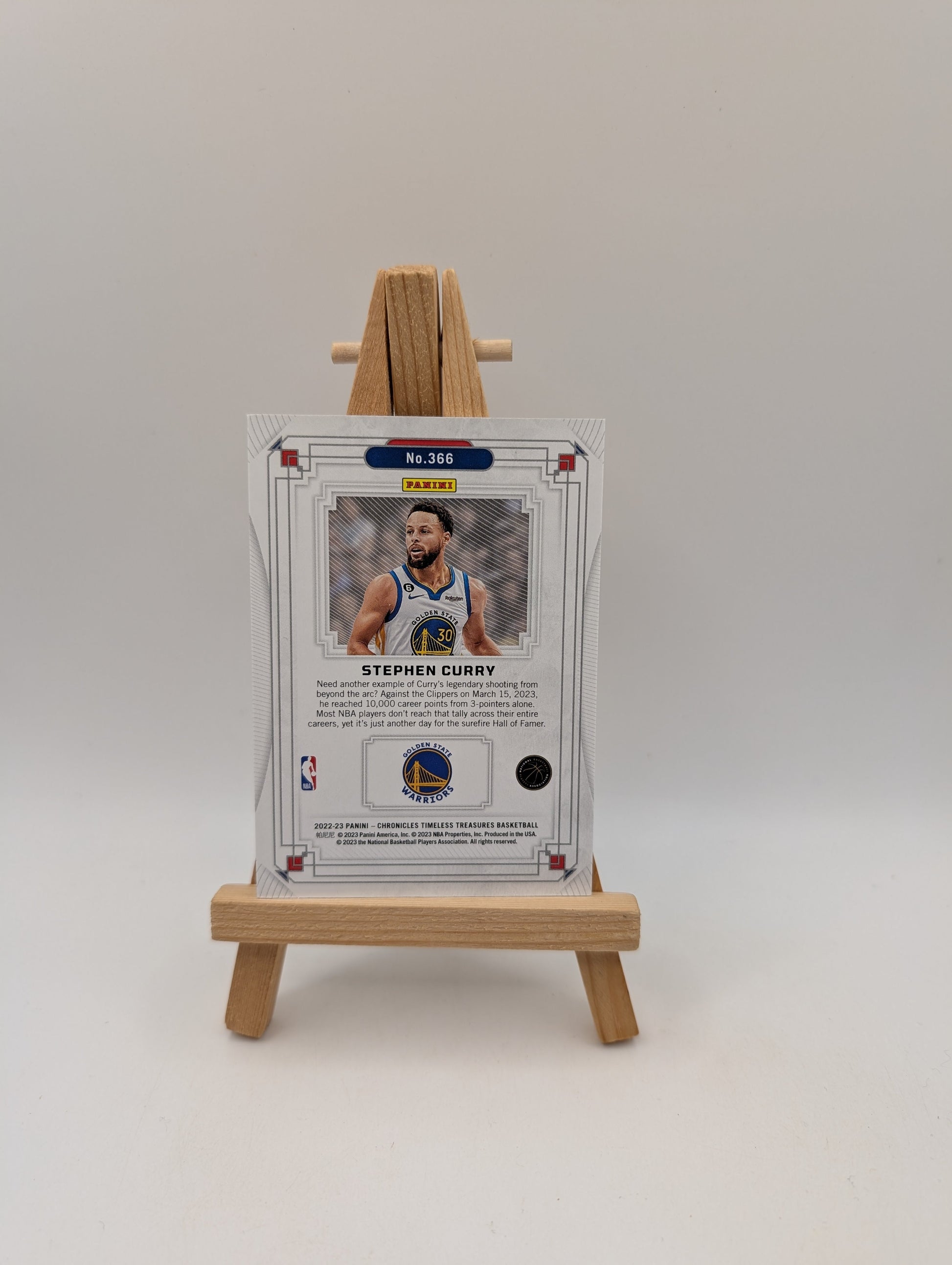 Stephen Curry 2022-23 Panini Chronicles Timeless Treasures /99 #366 FRENLY BRICKS - Open 7 Days
