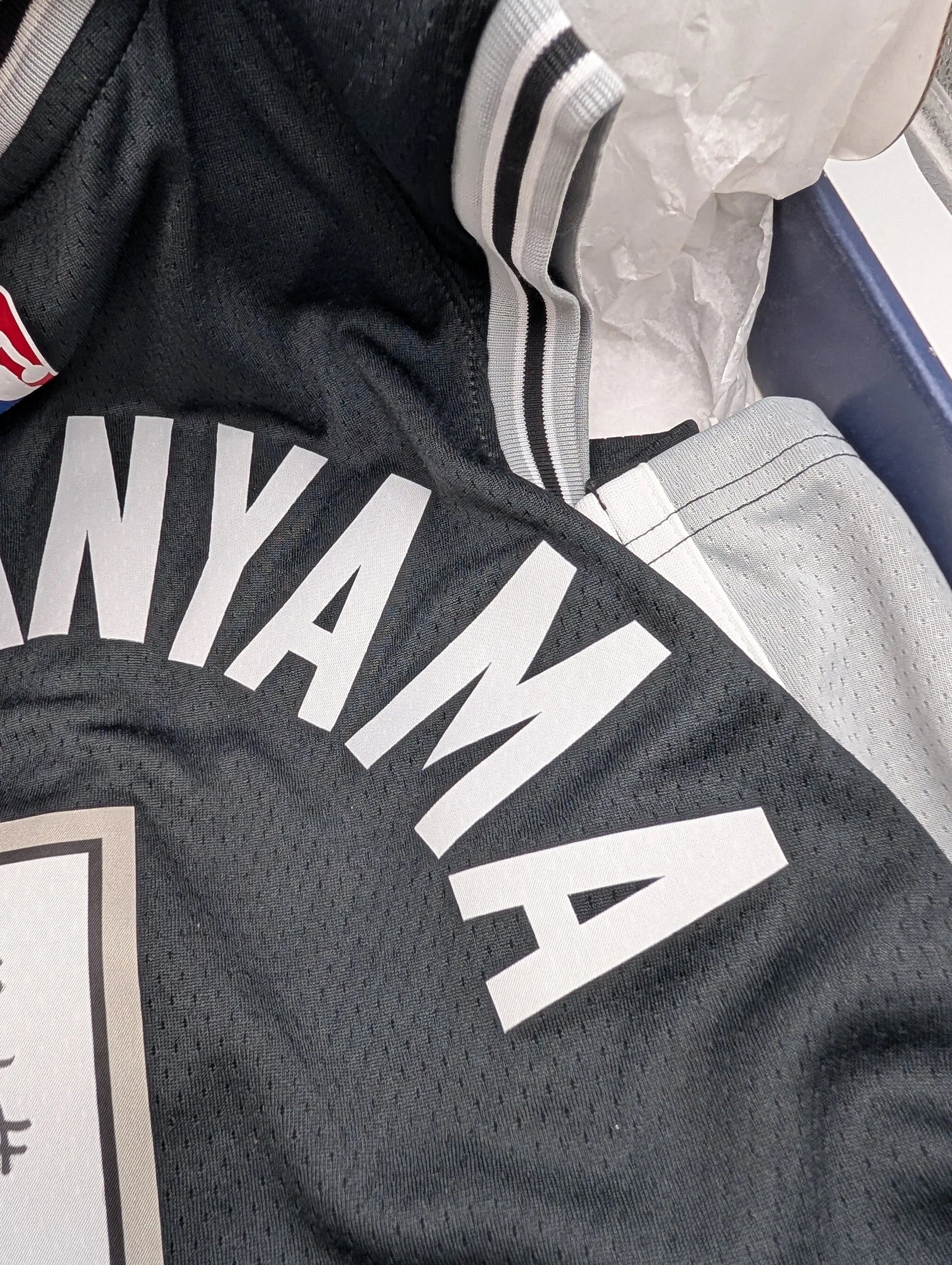 Victor Wembanyama Signed Nike Icon Jersey with 2023 #1 Pick Inscription Fanatics FRENLY BRICKS - Open 7 Days