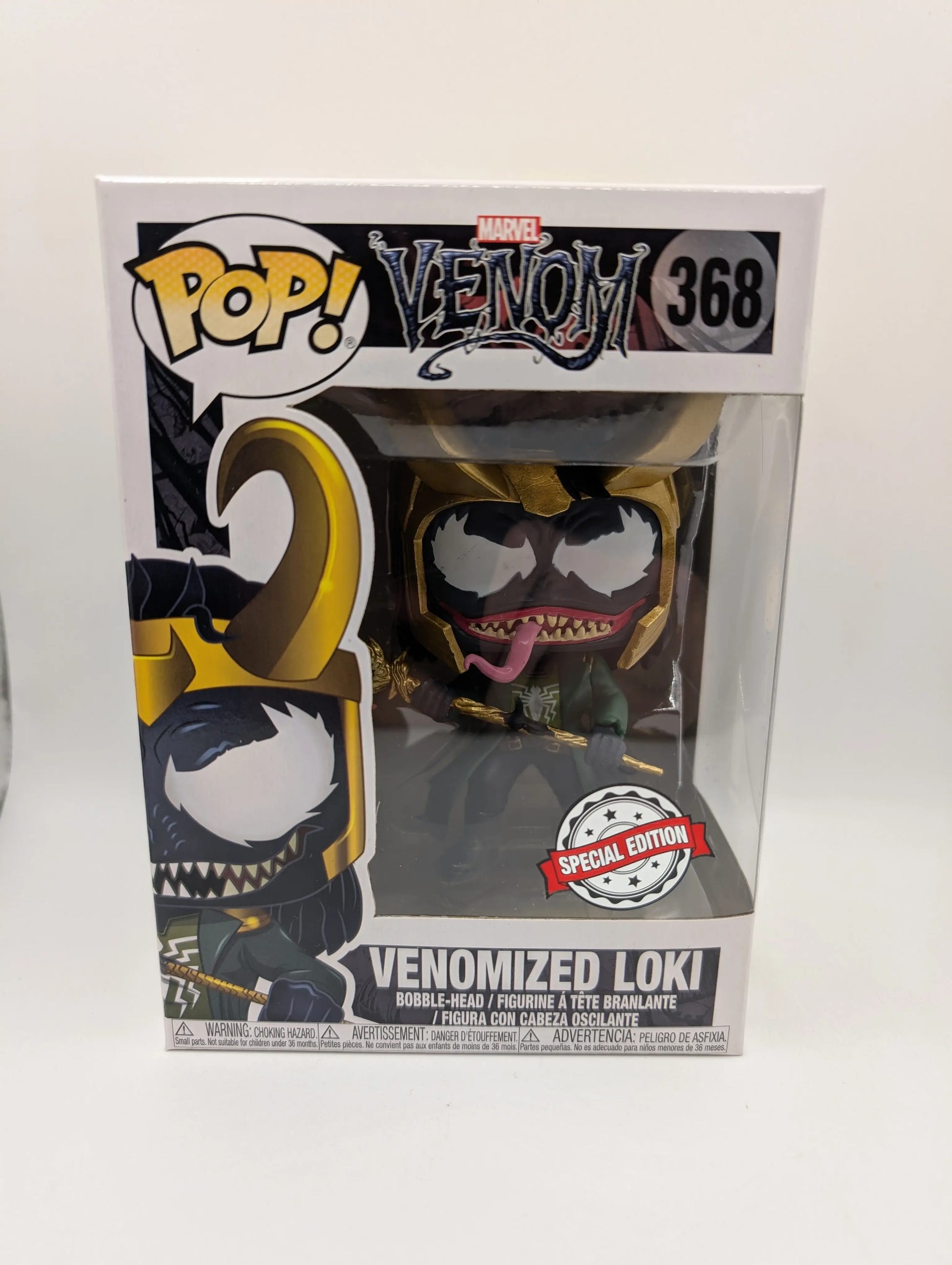 Funko Pop! Vinyl Marvel Venom Series #368 Venomized Loki FRENLY BRICKS - Open 7 Days image 1