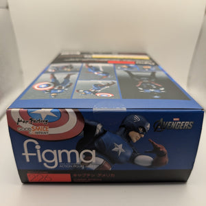 figma Avengers CAPTAIN AMERICA Action Figure Marvel FRENLY BRICKS - Open 7 Days