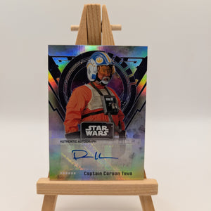 2022 Star Wars Signature Series Paul Sun-Hyung Lee Captain Carson Teva Auto FRENLY BRICKS - Open 7 Days