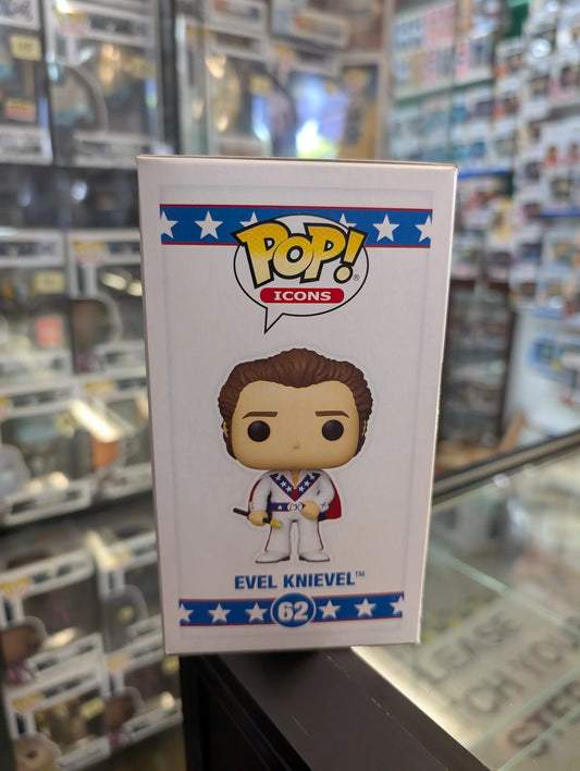 Icons - Evel Knievel #62 Funko Pop Vinyl Figure 2020 FRENLY BRICKS - Open 7 Days