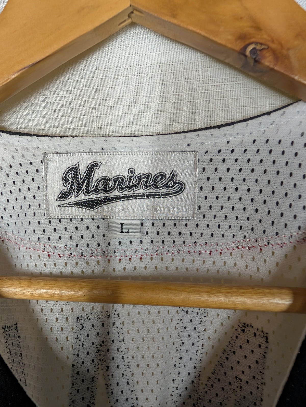 Nippon Baseball Chiba Lottes Marines "Owaku #253 Alternate White/Red Large Jersey, photo 7 image 7