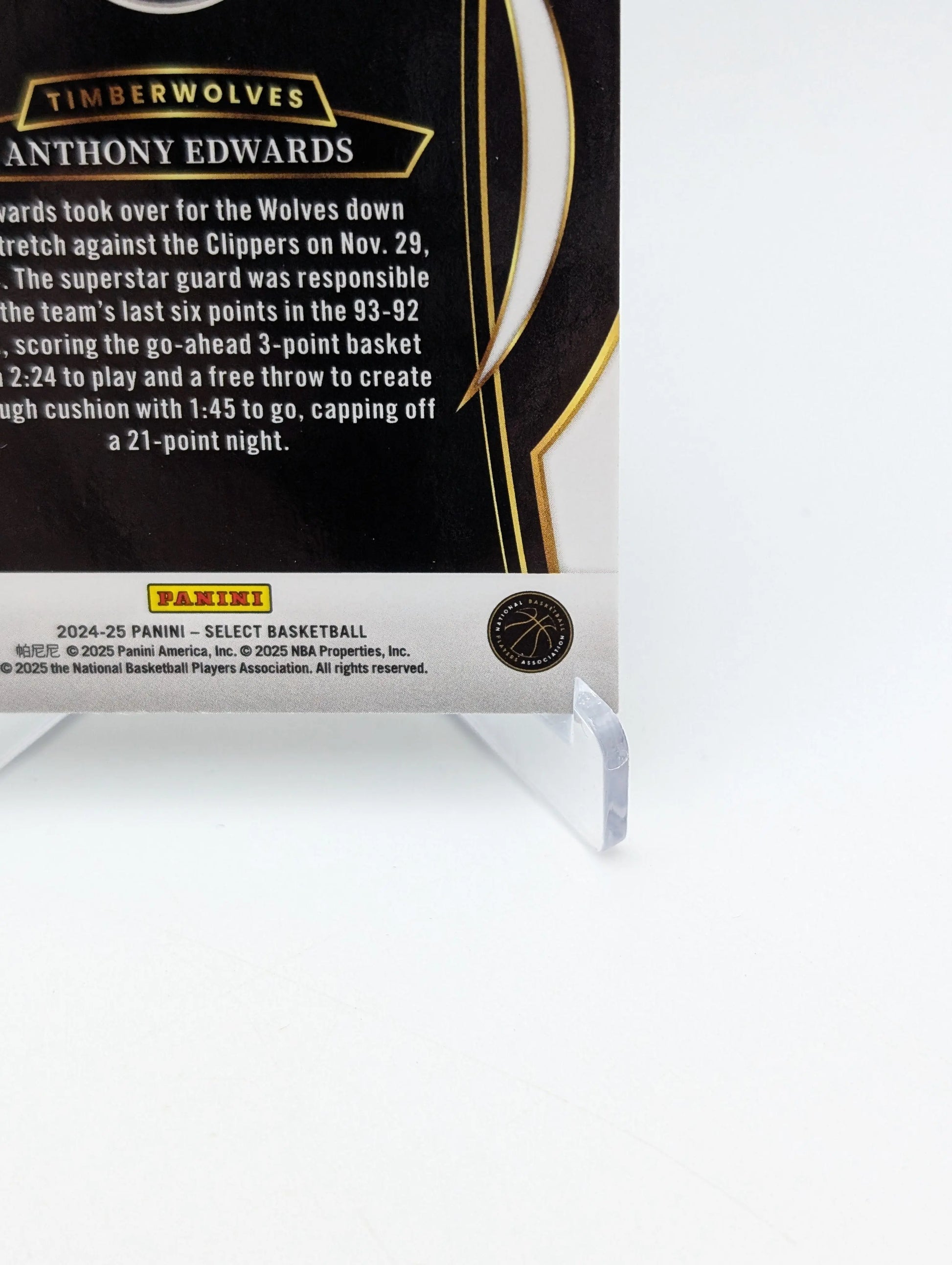 Anthony Edwards 2024-2025 Elephant Select Prizm Case Hit Concourse FRENLY BRICKS - Open 7 Days