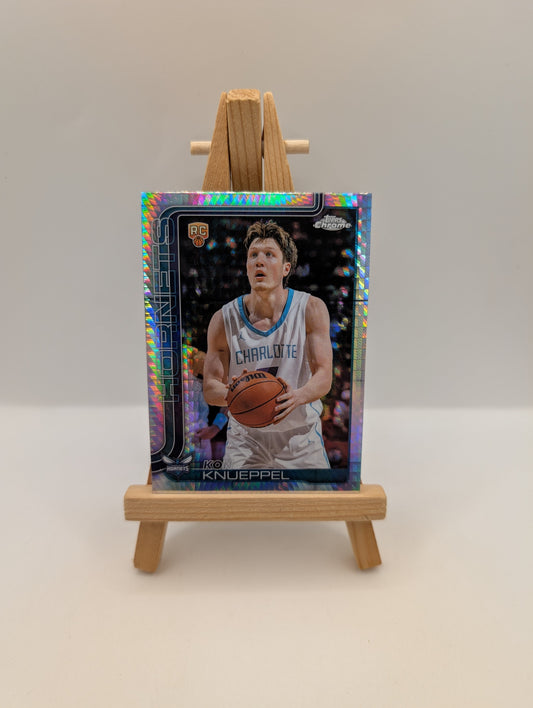 2025-26 Topps Chrome #254 Kon Knueppel Pulsar Refractor FRENLY BRICKS - Open 7 Days