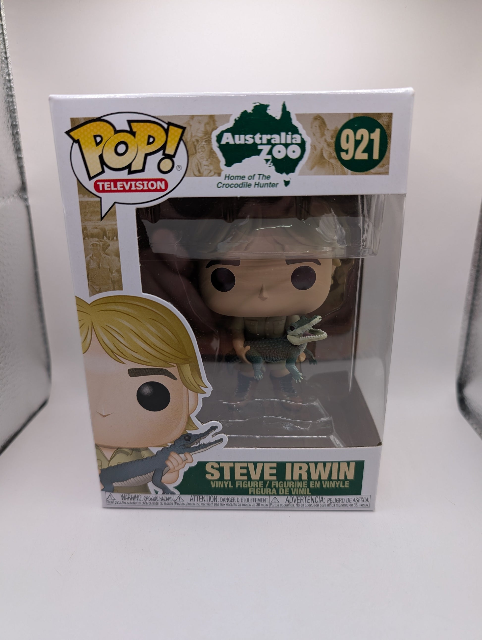 The Crocodile Hunter - Steve Irwin Pop! Vinyl Figure #921 FRENLY BRICKS - Open 7 Days