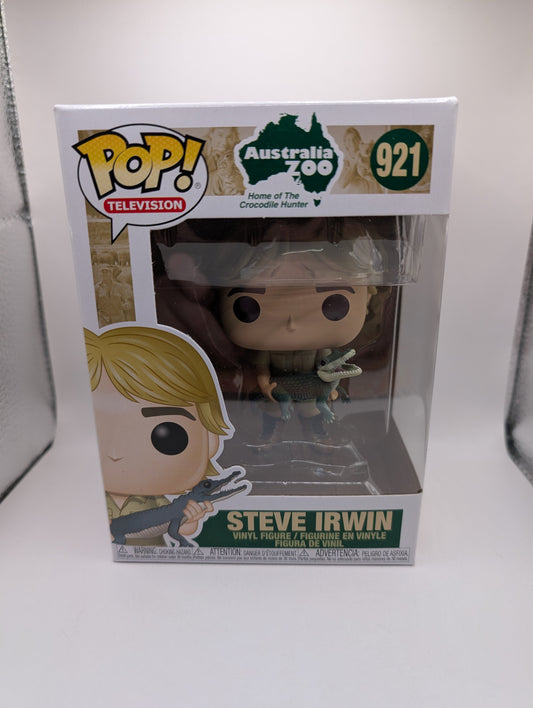 The Crocodile Hunter - Steve Irwin Pop! Vinyl Figure #921 FRENLY BRICKS - Open 7 Days
