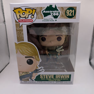 The Crocodile Hunter - Steve Irwin Pop! Vinyl Figure #921 FRENLY BRICKS - Open 7 Days