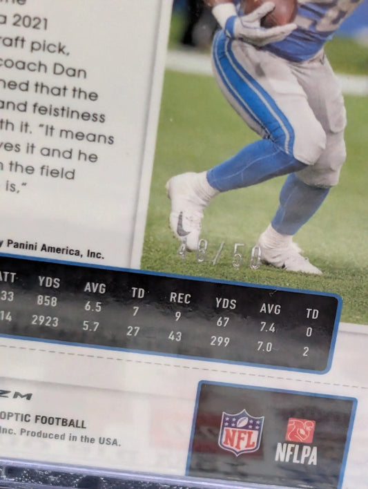 2021 Panini Contenders Optic Jermar Jefferson Rookie Ticket Orange Auto /50 FRENLY BRICKS - Open 7 Days