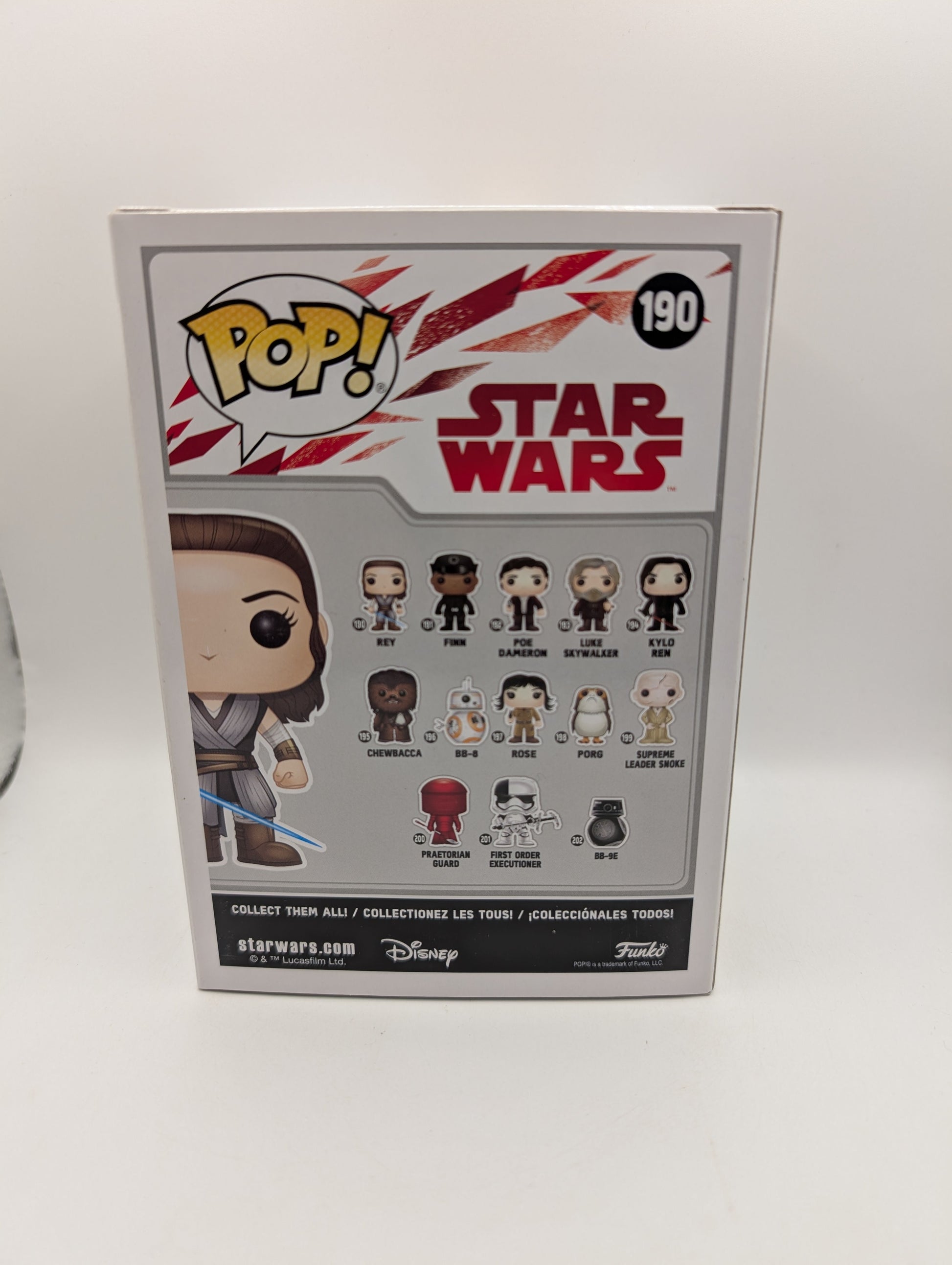 Star Wars - Rey Episode VIII The Last Jedi Pop! Vinyl #190 FRENLY BRICKS - Open 7 Days