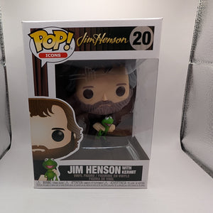 Jim Henson with Kermit Pop 20 - Funko Pop Vinyl FRENLY BRICKS - Open 7 Days