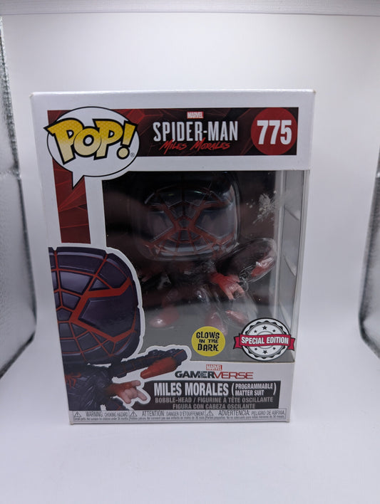 Miles Morales Funko POP! Vinyl #775 Spider-Man Glow In The Dark Special Edition FRENLY BRICKS - Open 7 Days