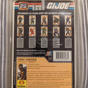 GI Joe 25th Anniversary Firefly 3.75