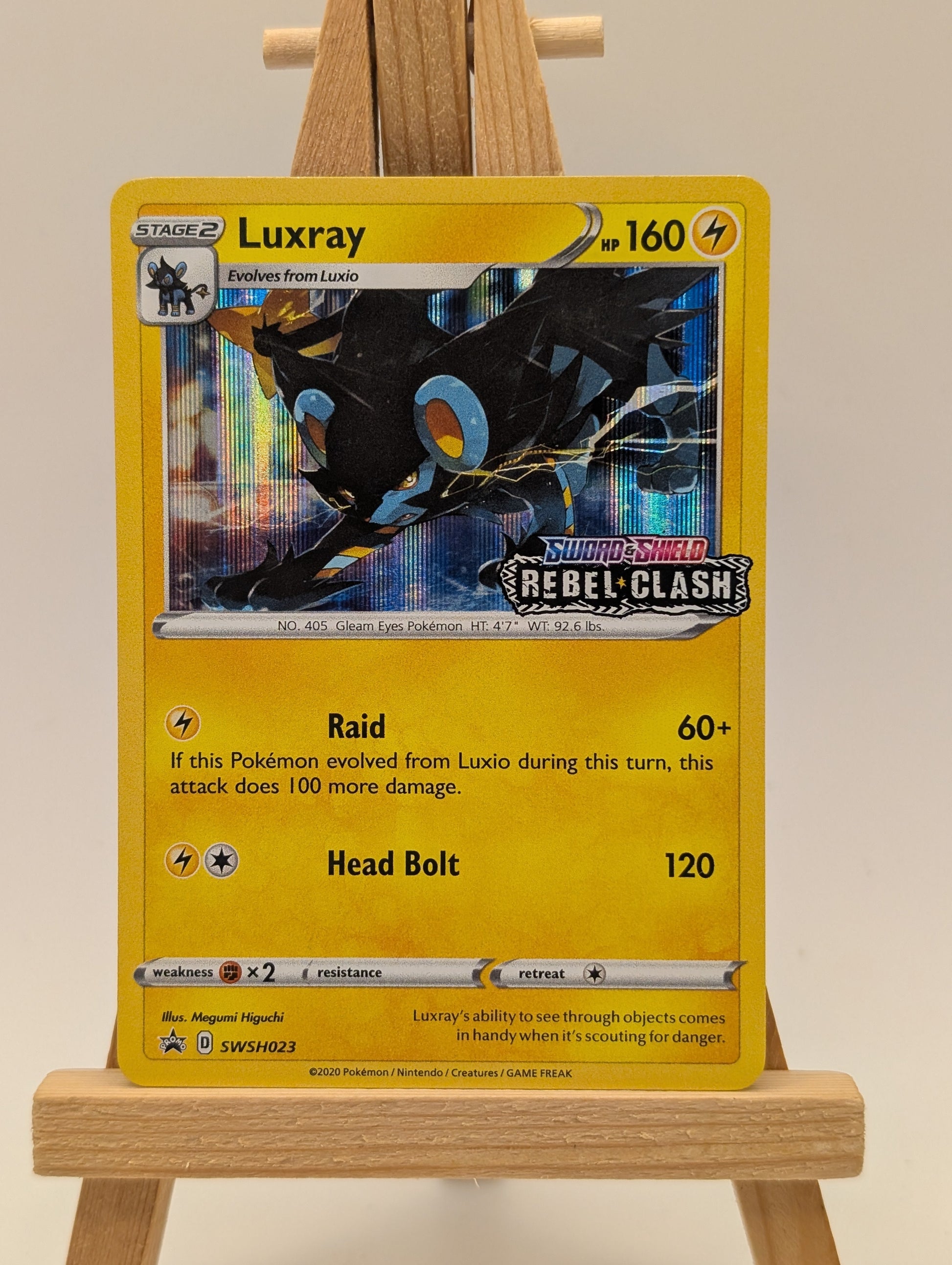 SWSH: Sword & Shield Promo Cards #SWSH023 Luxray FRENLY BRICKS - Open 7 Days