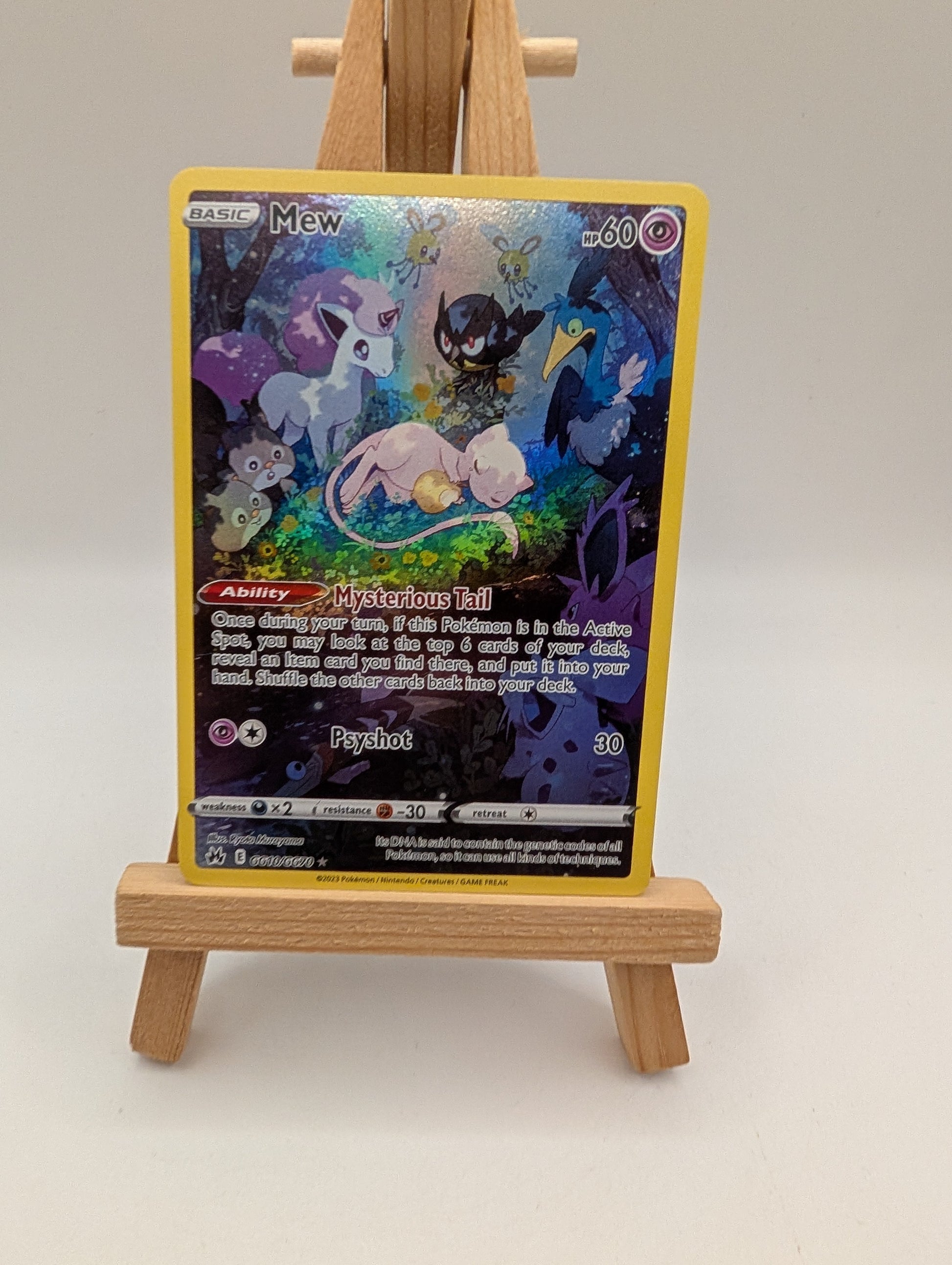 Pokémon TCG Mew Crown Zenith: Galarian Gallery Gg10/Gg70 Holo Rare FRENLY BRICKS - Open 7 Days
