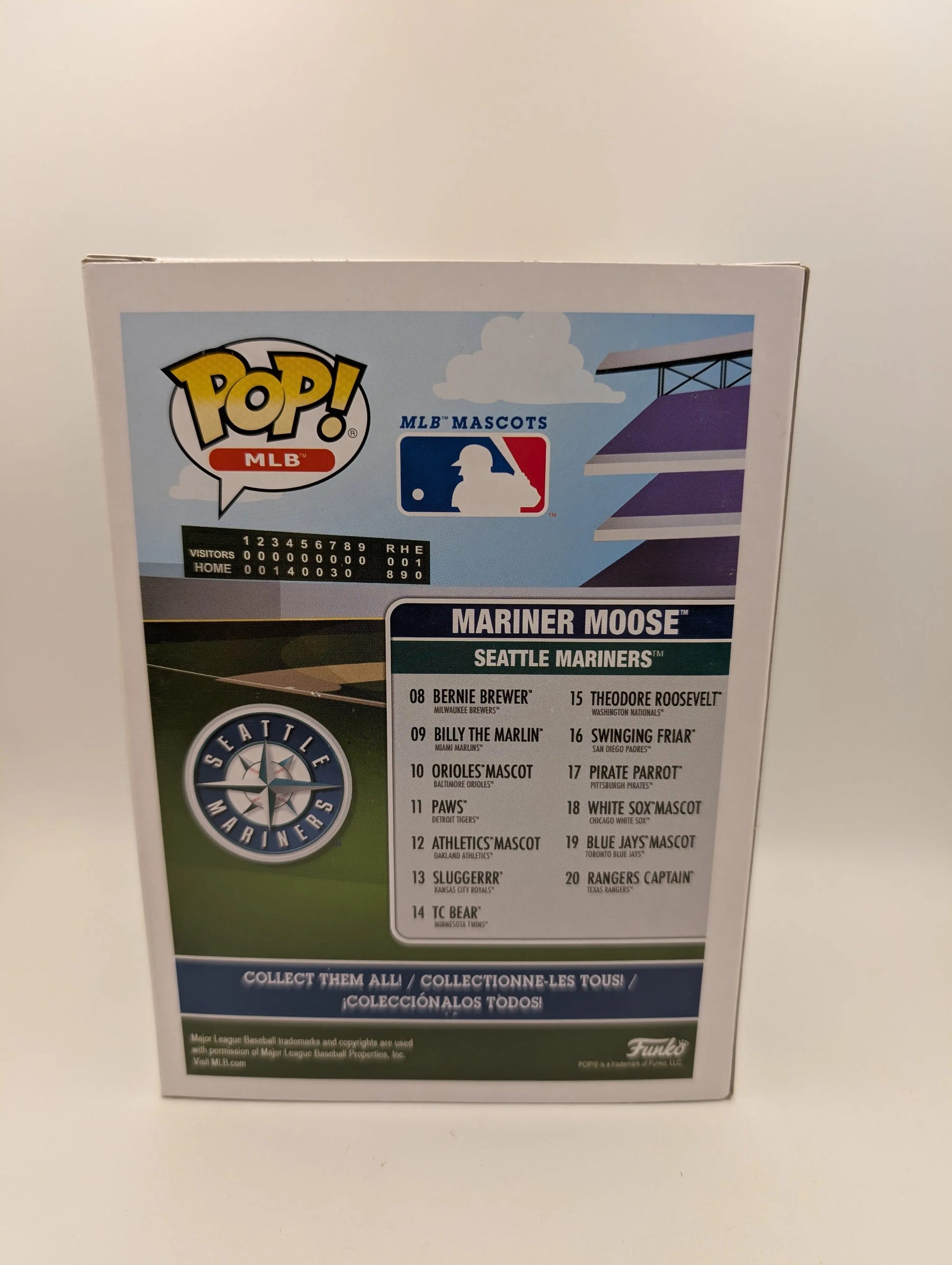 Funko POP! MLB Seattle Mariners Mascot Mariner Moose 01 Vinyl Figure Baseball, photo 3 image 3