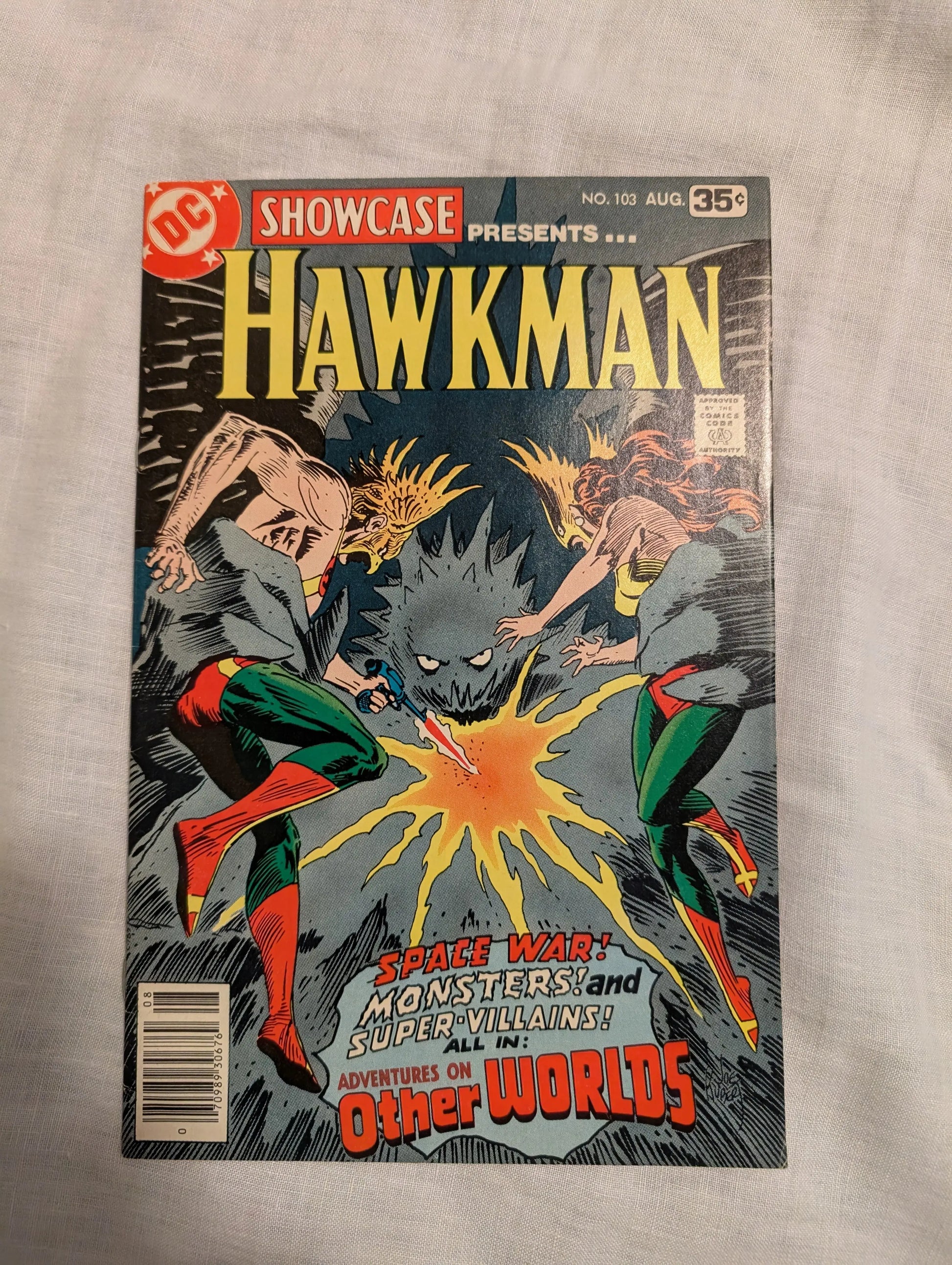 Showcase #103 DC Comics 1978 signed first page Murphy Anderson FRENLY BRICKS - Open 7 Days