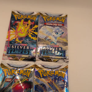 4x Pokemon Silver Tempest Booster Packs | Art Set | Sword & Shield | Brand New FRENLY BRICKS - Open 7 Days