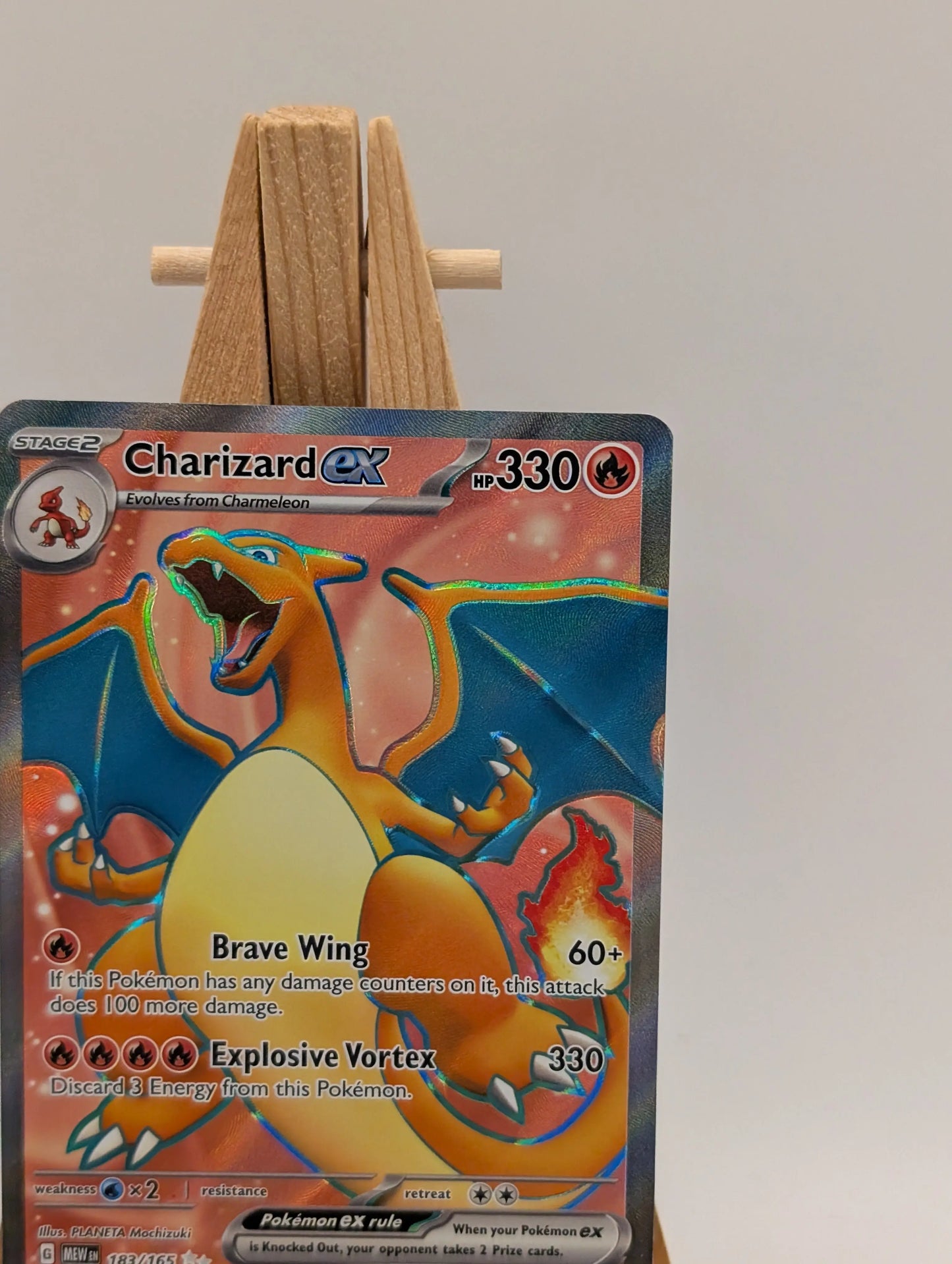 Pokémon TCG Charizard ex Scarlet & Violet-151 183/165 Holo Ultra Rare FRENLY BRICKS - Open 7 Days