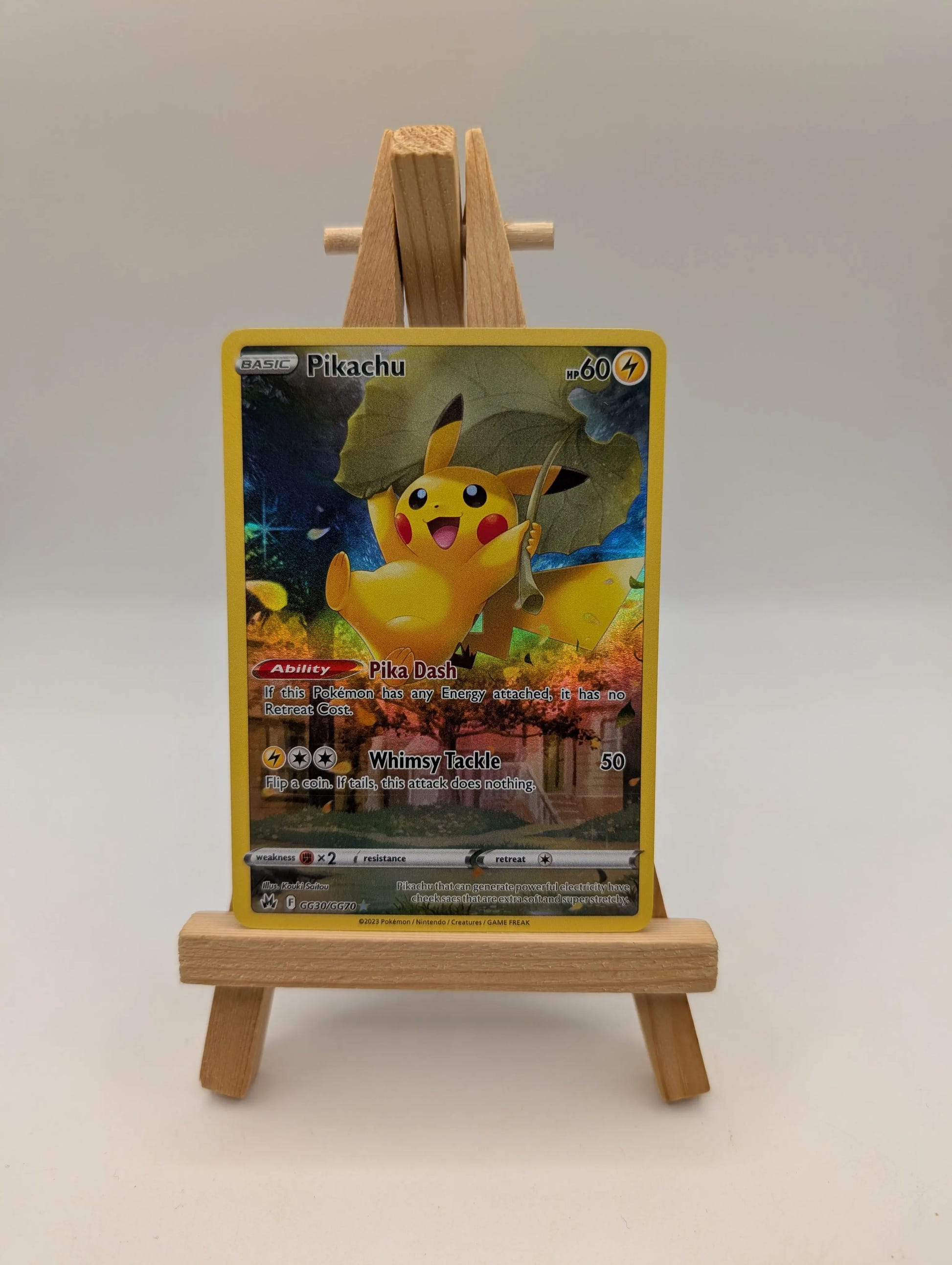 Pokemon TCG - Pikachu - Crown Zenith: Galarian Gallery Ultra Rare GG30/GG70 FRENLY BRICKS - Open 7 Days image 1