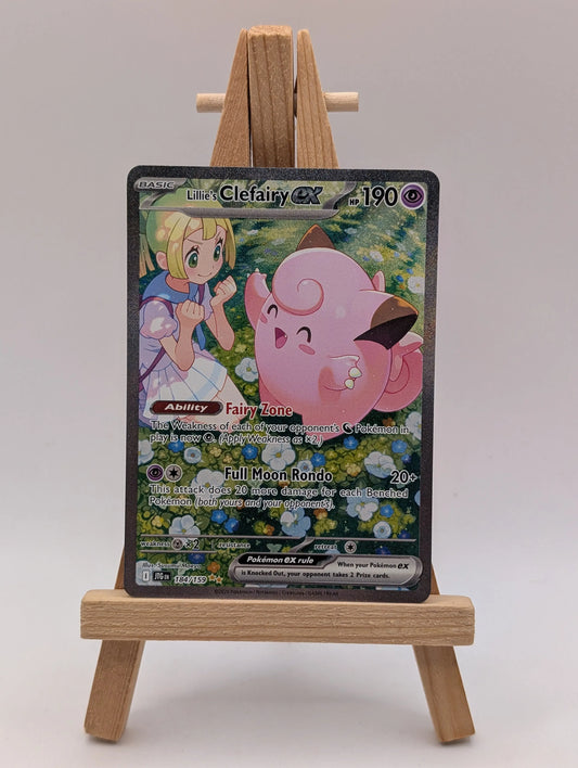 Lillie's Clefairy ex 184/159 Journey Together Pokemon LP FRENLY BRICKS - Open 7 Days