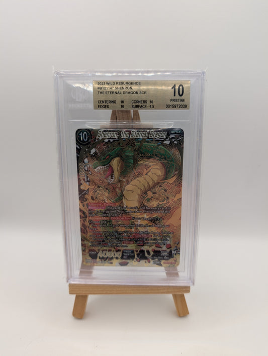 Shenron The Eternal Dragon BT21-147 SCR Foil DBS Wild Resurgence Graded BCS 10 FRENLY BRICKS - Open 7 Days
