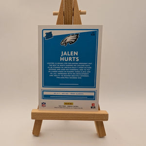 Jalen Hurts Rookie #314 2020 Donruss Rated Rookies Canvas Philadelphia Eagles FRENLY BRICKS - Open 7 Days