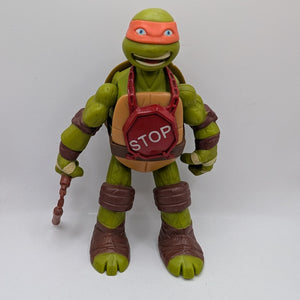 2014 Playmates Teenage Mutant Ninja Turtles TMNT Michelangelo Weapon Stop figure FRENLY BRICKS - Open 7 Days