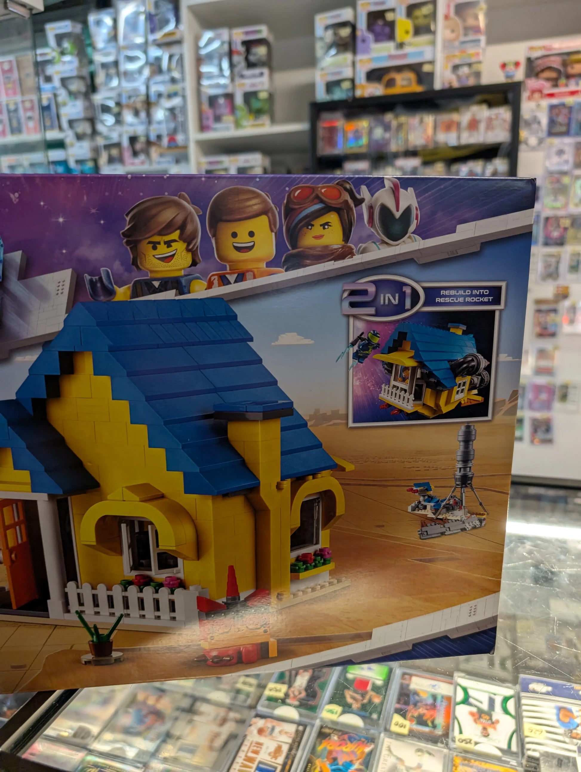 Lego Movie 2 Set 70831 EMMET'S DREAM HOUSE / RESCUE ROCKET! Wyldstyle Kitty NEW FRENLY BRICKS - Open 7 Days