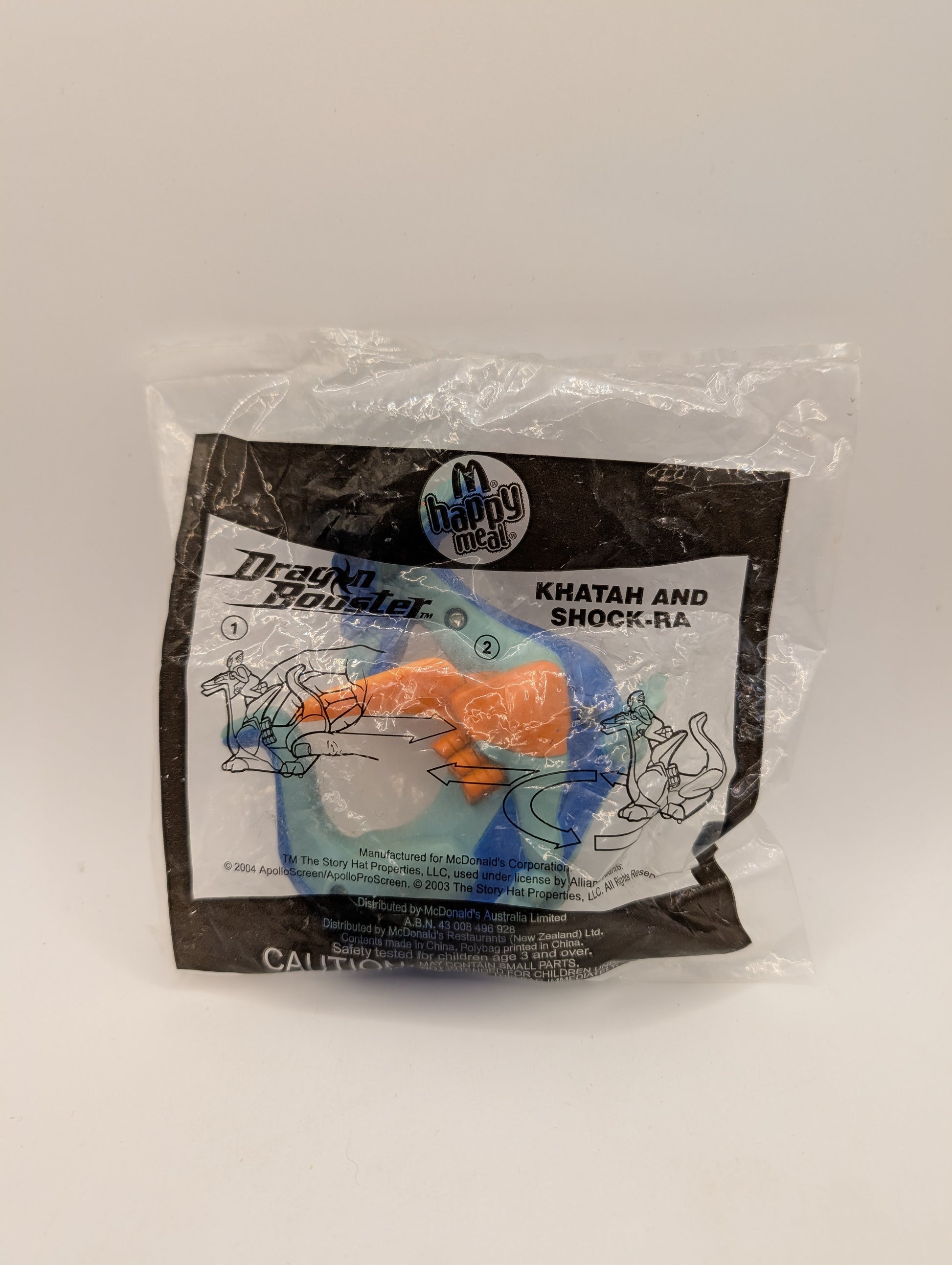 Dragon Booster Khatah and Shock-Ra #4 2006 McDonalds Happy Meal Toy NIP