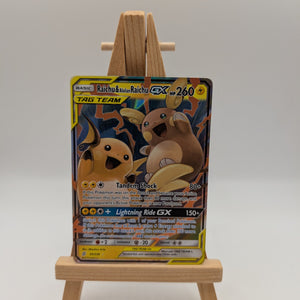 Pokemon Card Raichu & Alolan Raichu GX 54/236 Tag Team NM FRENLY BRICKS - Open 7 Days