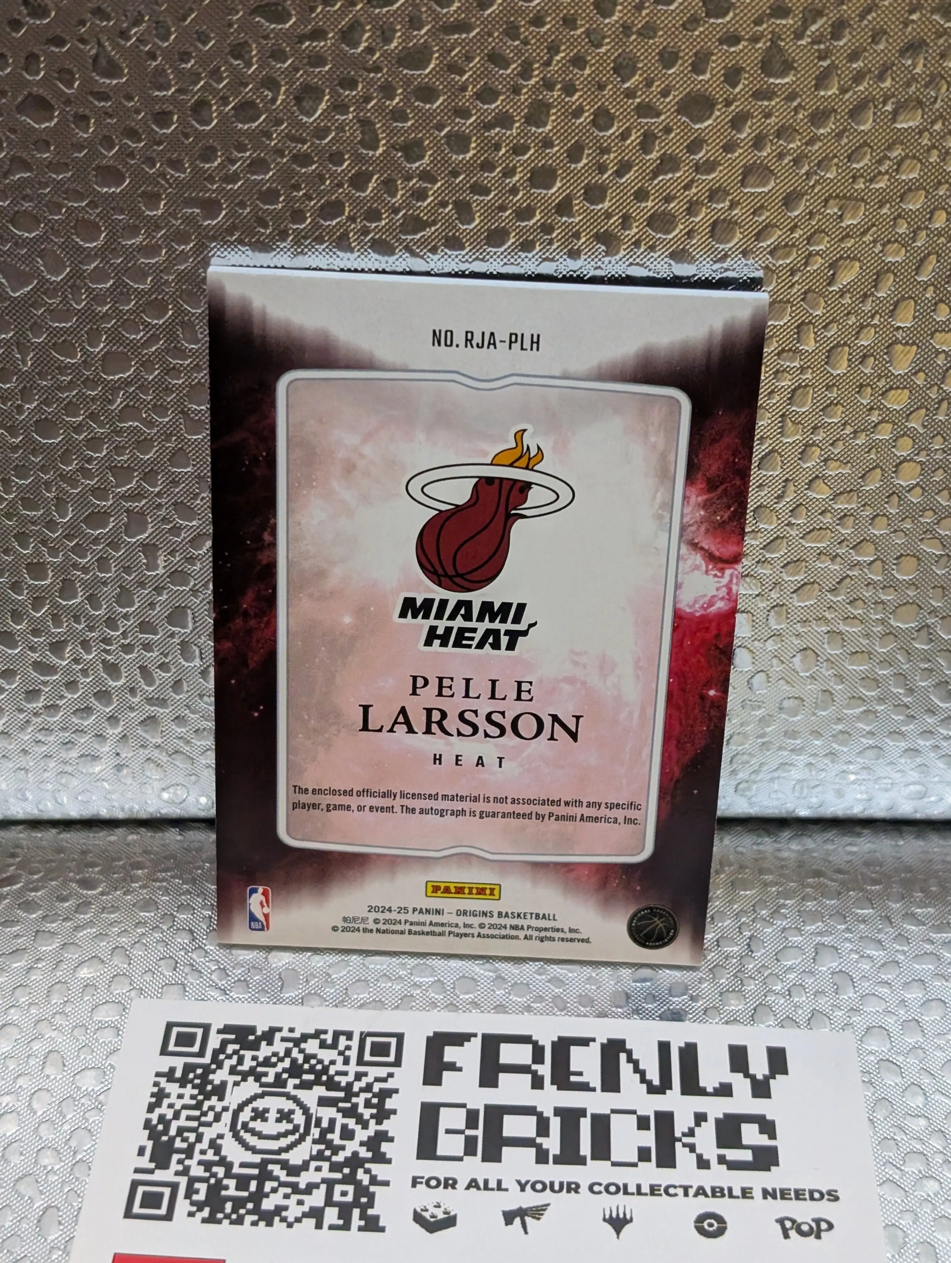 2024-25 Panini Origins Basketball Pelle Larsson Rookie Patch Auto /99 FRENLY BRICKS - Open 7 Days
