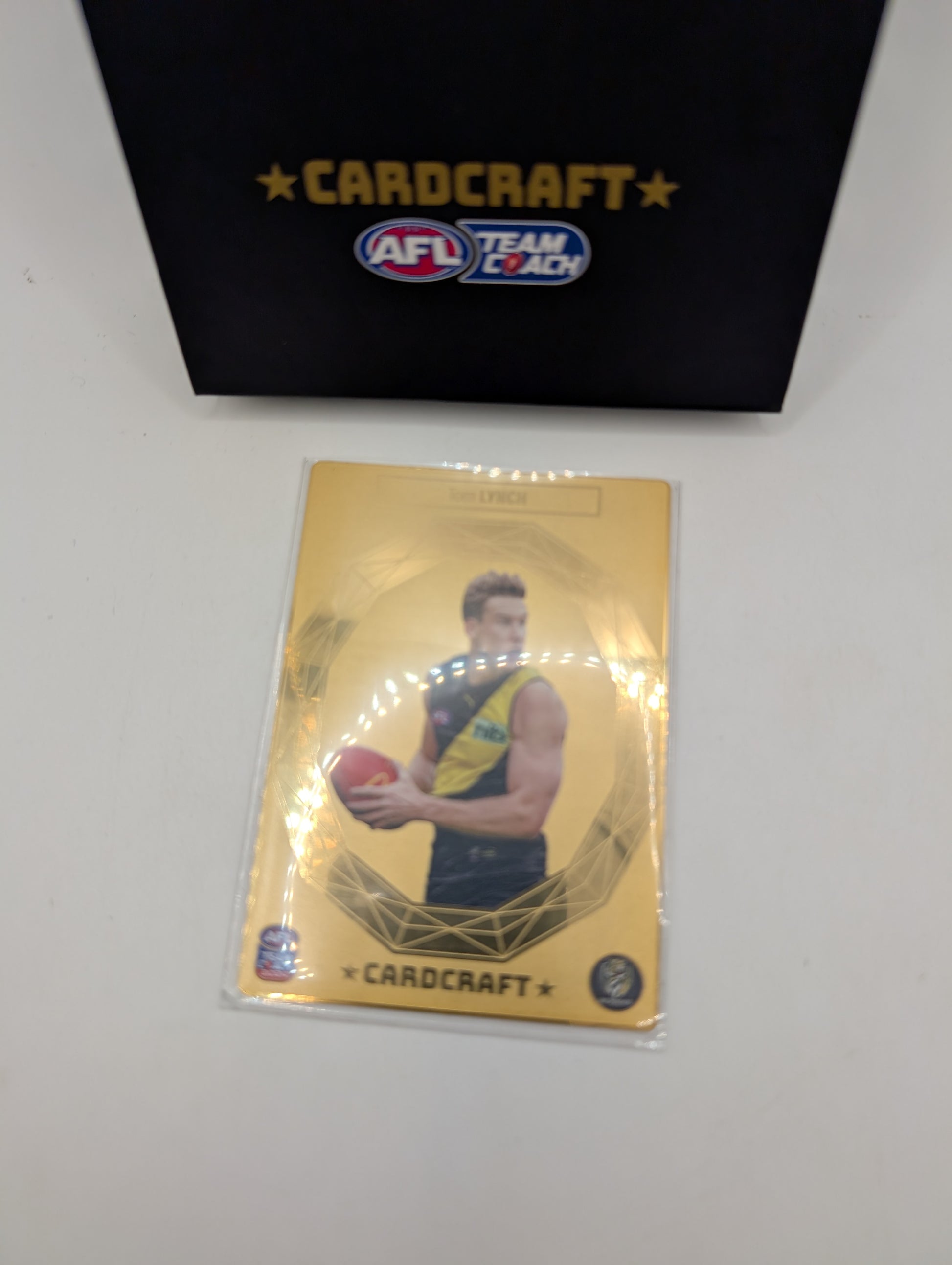 Cardcraft 24k Gold Card Craft 2025 Teamcoach AFL Footy Card Tom Lynch