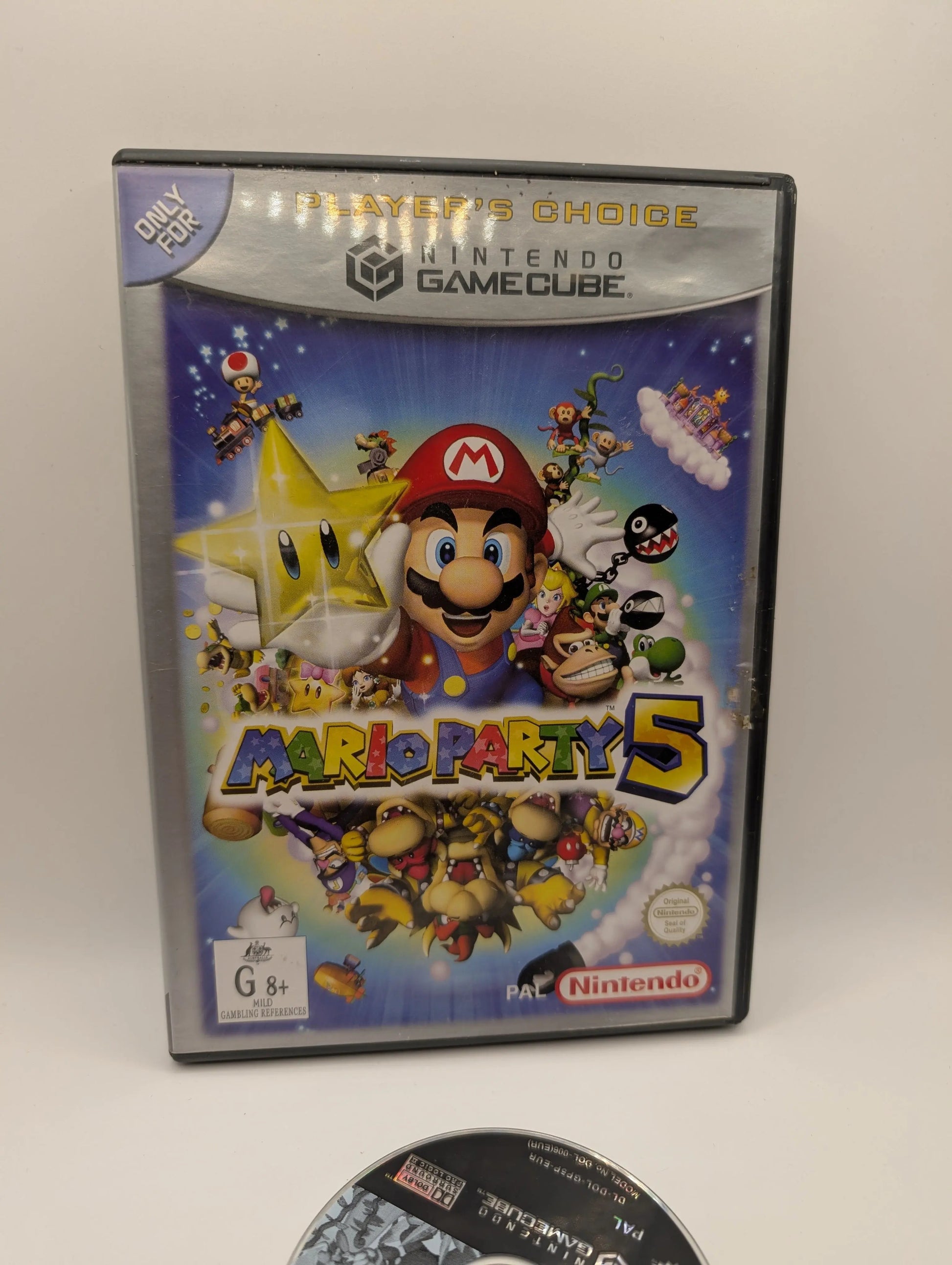 Mario Party 5 Gamecube AUS PAL "Players Choice" Edition Nintendo Video Game FRENLY BRICKS - Open 7 Days
