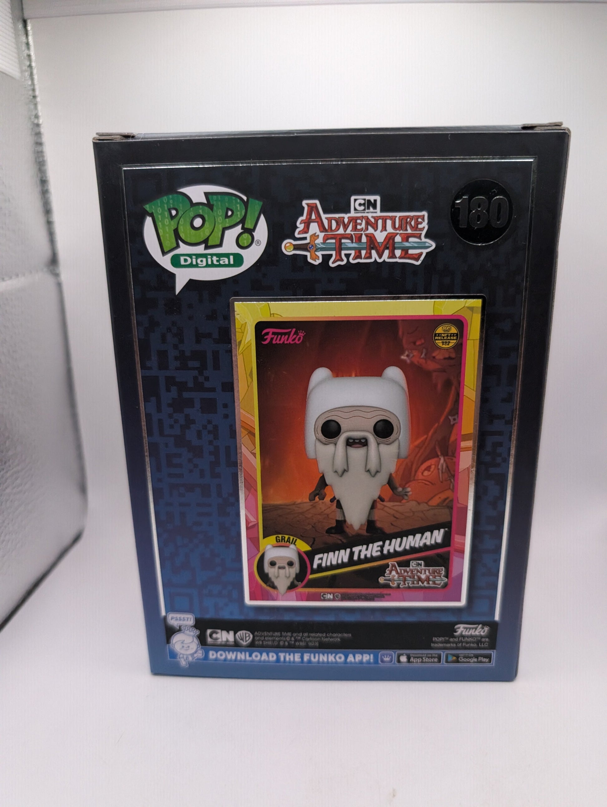 Funko Pop! Digital Adventure Time Finn the Human #180 Grail 999 pcs w/ Armor FRENLY BRICKS - Open 7 Days