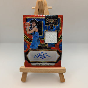 Dereck Lively II 2023-24 Select Jersey Auto Red Wave Prizm RC #RJ-LIV RC FRENLY BRICKS - Open 7 Days