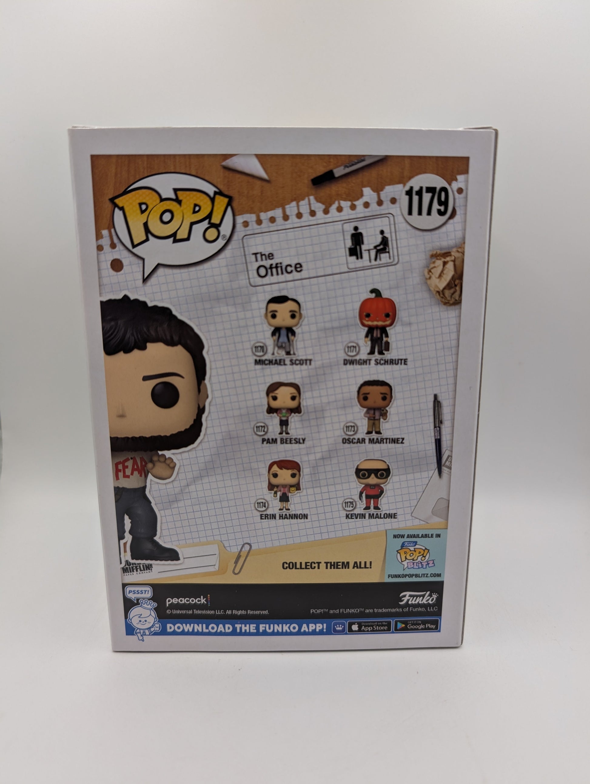 Funko Pop The Office Mose Schrute 1179 2021 Fall Con Limited Edition FRENLY BRICKS - Open 7 Days