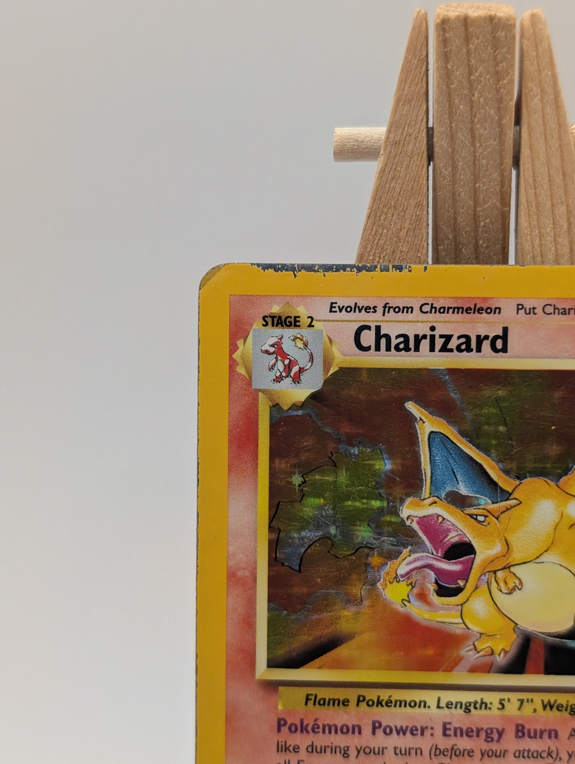 Pokémon Base Set Charizard Holo Card 4/102 FRENLY BRICKS - Open 7 Days