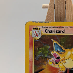 Pokémon Base Set Charizard Holo Card 4/102 FRENLY BRICKS - Open 7 Days