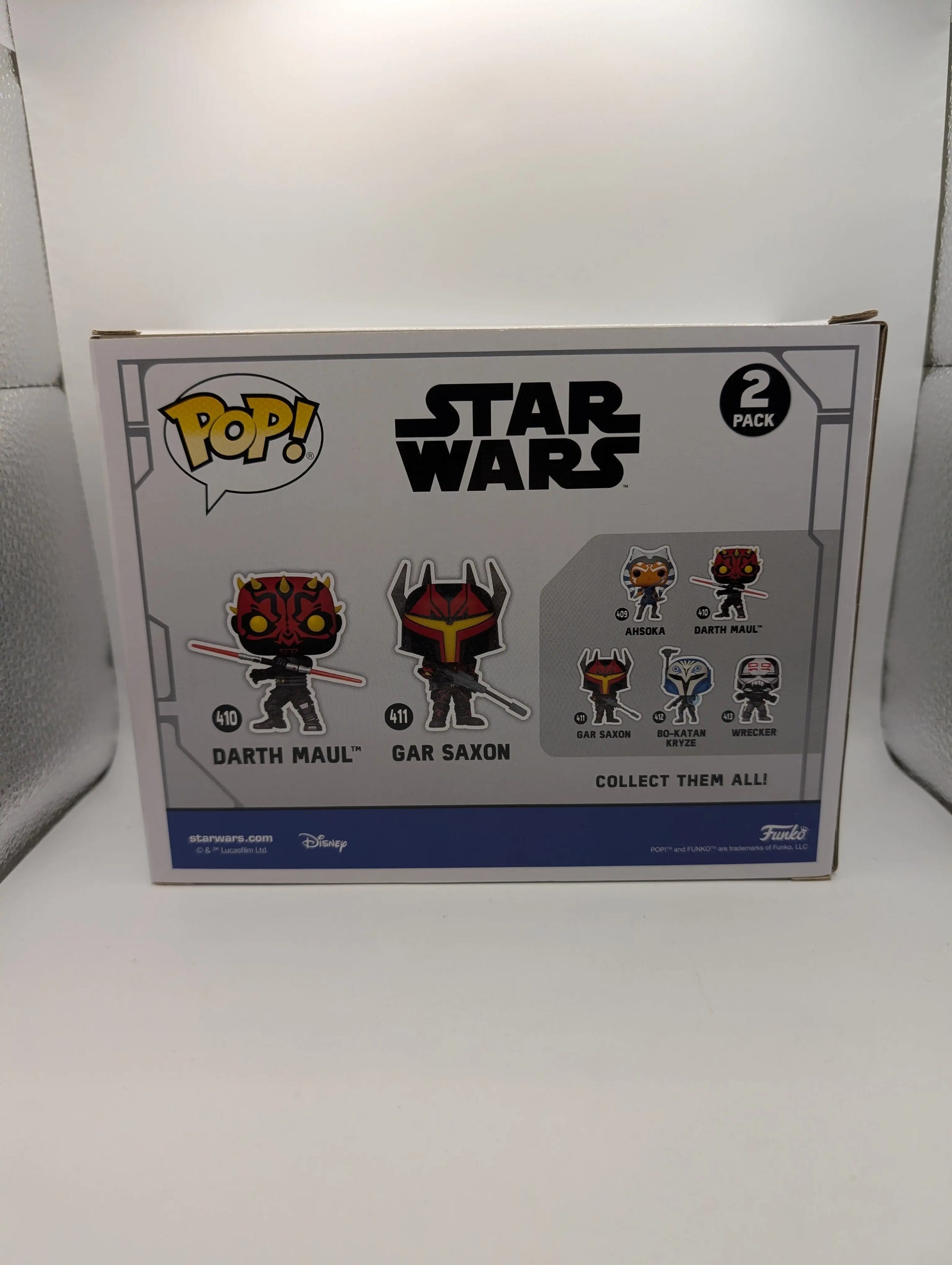 Funko POP Darth Maul & GAR Saxon Glow Dark 2 Pack FRENLY BRICKS - Open 7 Days image 3